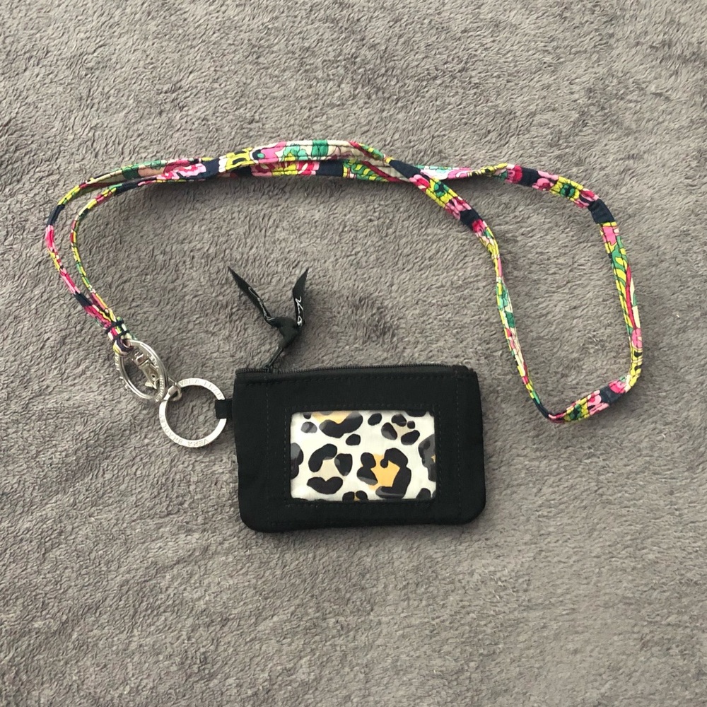 Vera Bradley lanyard wallet